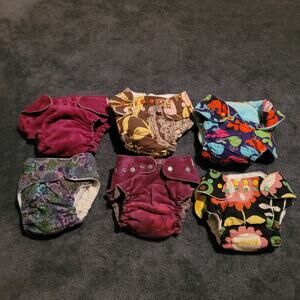 goodmama reuseable diapers lot of 7 very good